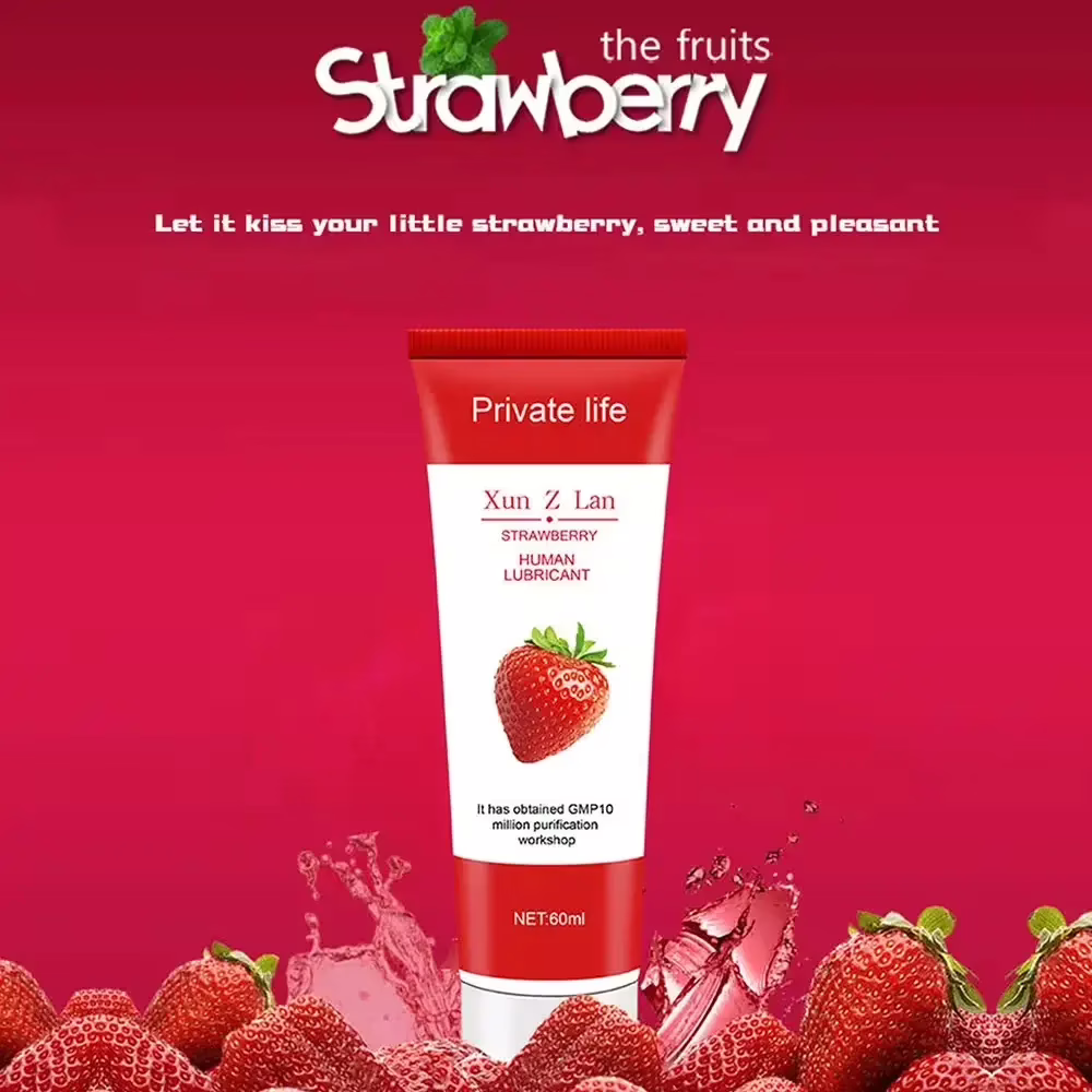 60mL Fruit-Flavored Water-Based Lubricant for Women