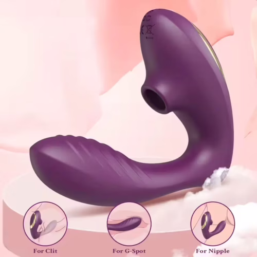 clit sucker and G-spot vibrator for women