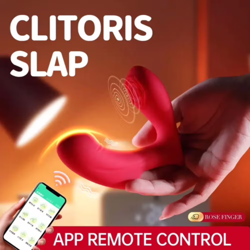 Mini G-Spot Finger Vibrator App-controlled with dual motors for G-spot and clitoral stimulation