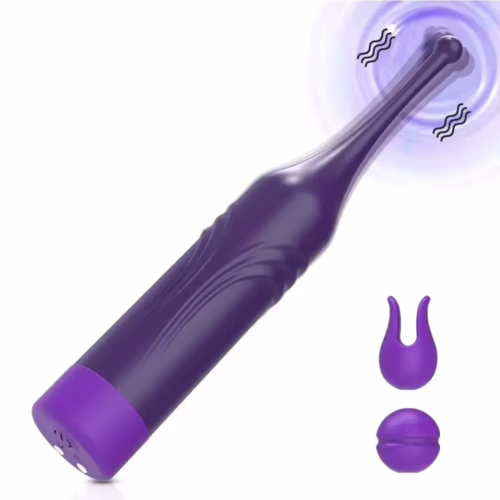 Elegant multi-zone vibrator for clitoral, G-spot, nipple, and anal stimulation