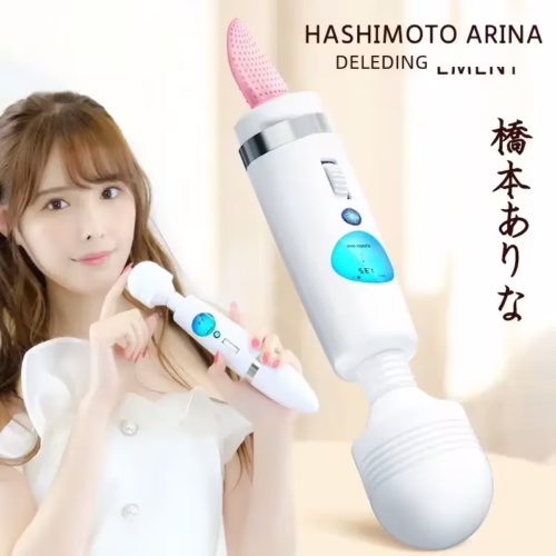 Angel AV Stick 2 in 1 vibrator for women with LCD display for G-spot and clitoral stimulation