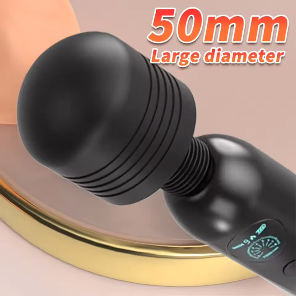 Powerful Magic Wand Vibrator – 9-Speed G-Spot & Clitoral Massager with LCD Display - Image 5