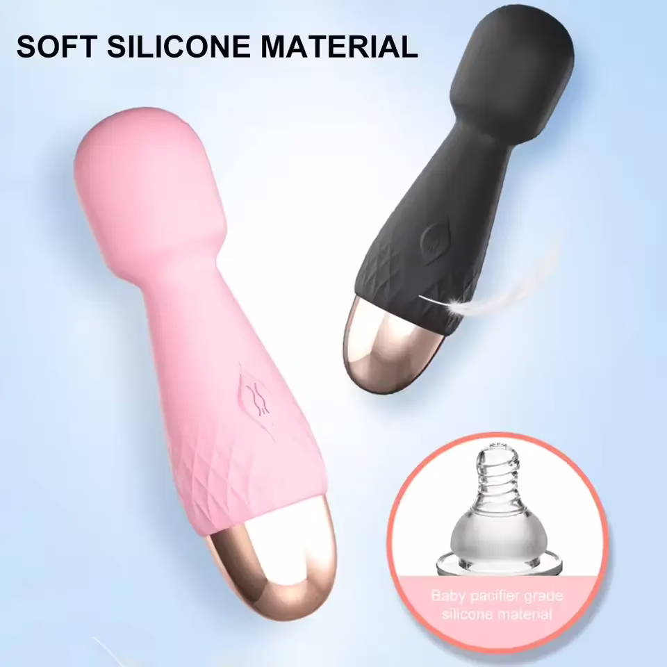 mini magic wand vibrator powerful usb rechargeable clitoral and g spot massager sex toy for women