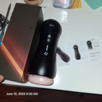 Realistic Automatic Male Masturbator – 9 Vibration Modes with LED Display & Suction Pocket Pussy photo review