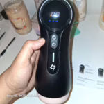 Realistic Automatic Male Masturbator – 9 Vibration Modes with LED Display & Suction Pocket Pussy photo review